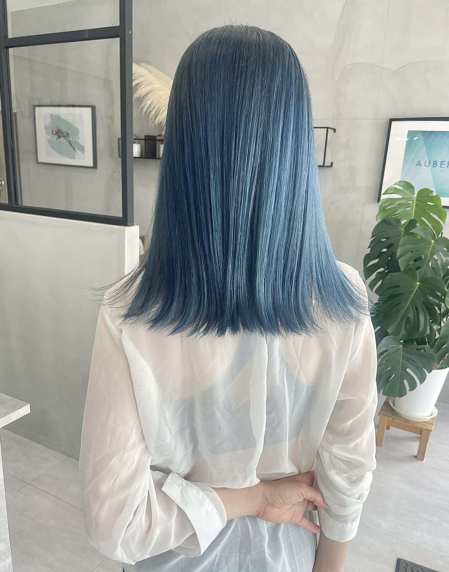ブルーヘア by chiiakii.s - ヘアカラーレシピ｜hairinfo（ヘアインフォ）