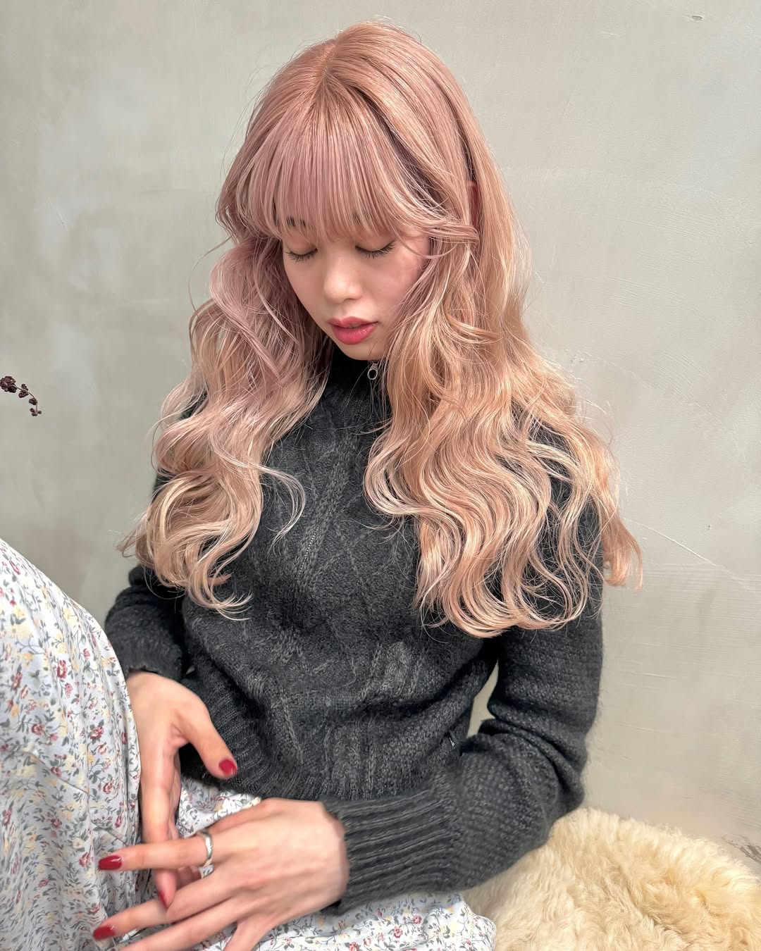 HANA】さん｜ピンクブロンドカラー by HAIRinfo - ヘアカラーレシピ