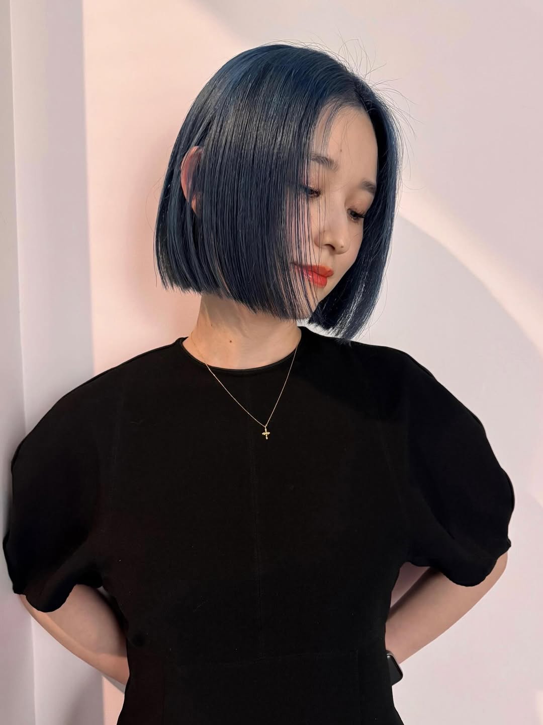 miho konaka】さん|ダスティーブルー by HAIRinfo - ヘアカラーレシピ miho konaka】さん|ダスティーブルー by HAIRinfo - ヘアカラーレシピ